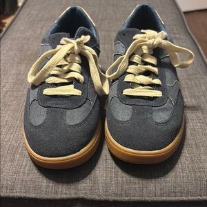 Blowfish Blue and Cream Athletic Shoes with Suede
